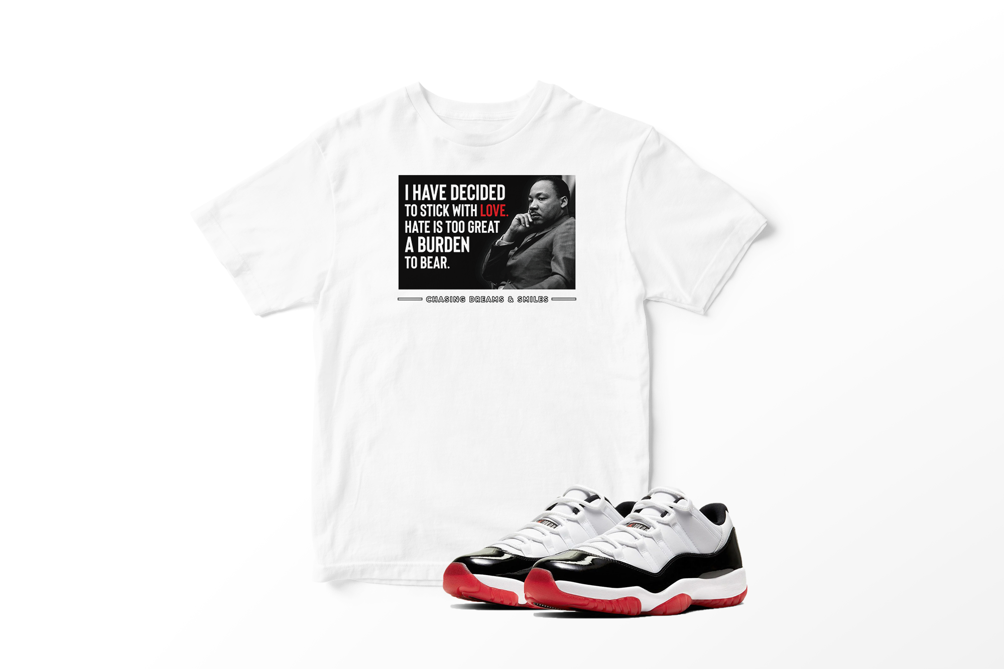 'Stick With Love' in Concord Bred CW Short Sleeve Tee