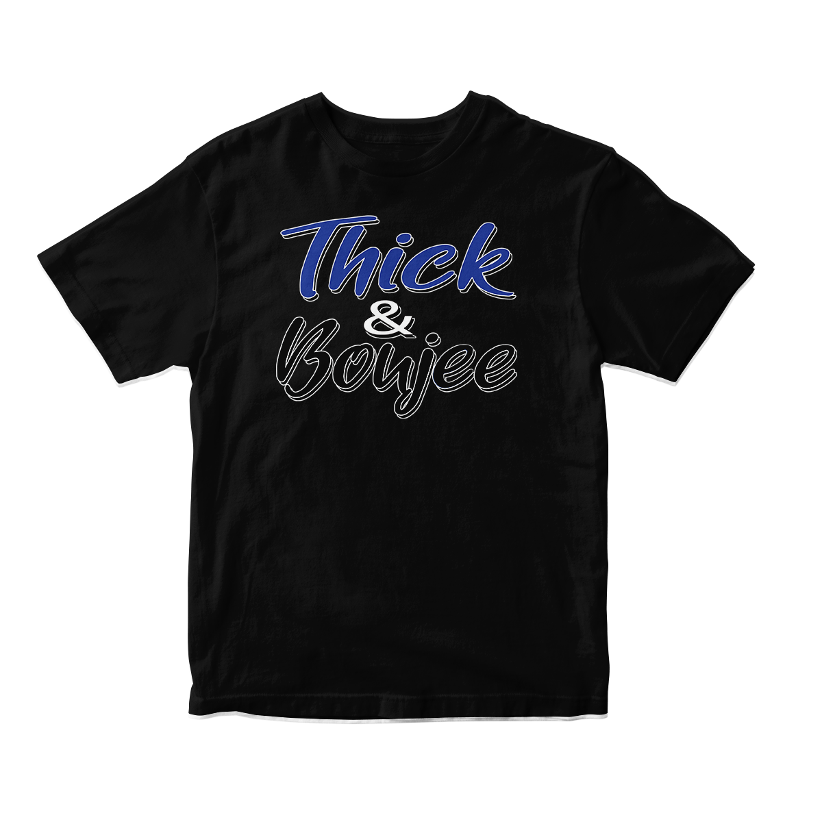 'Thick And Boujee' in Space Jam CW Short Sleeve Tee