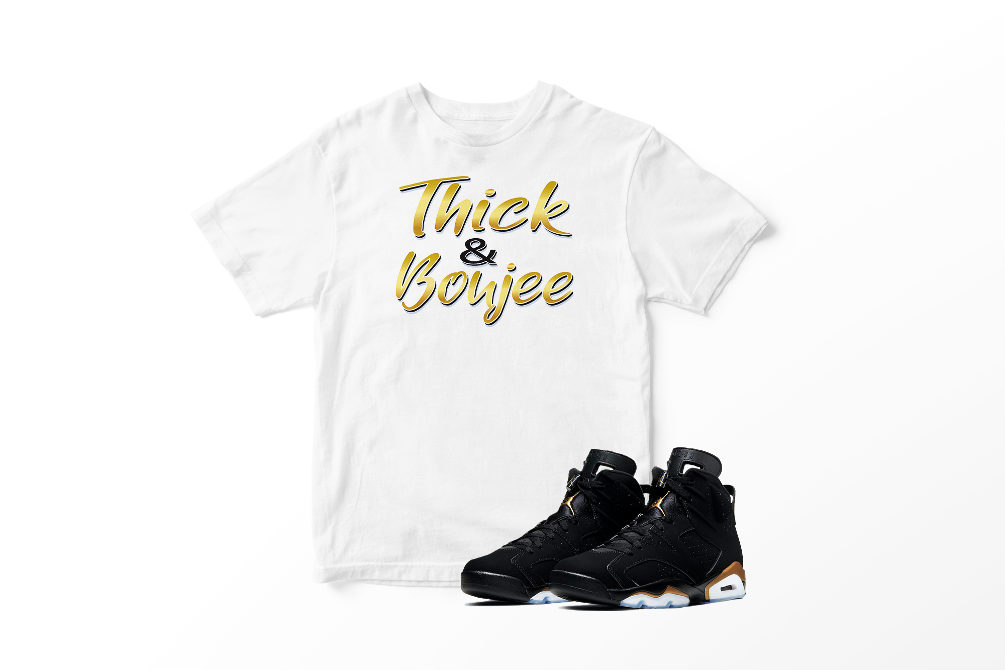 'Thick & Boujee' in DMP CW Short Sleeve Tee