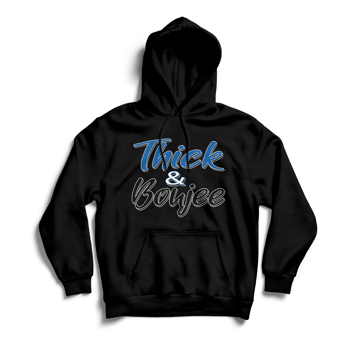 'Thick & Boujee' in Game Royal CW Unisex Pullover Hoodie
