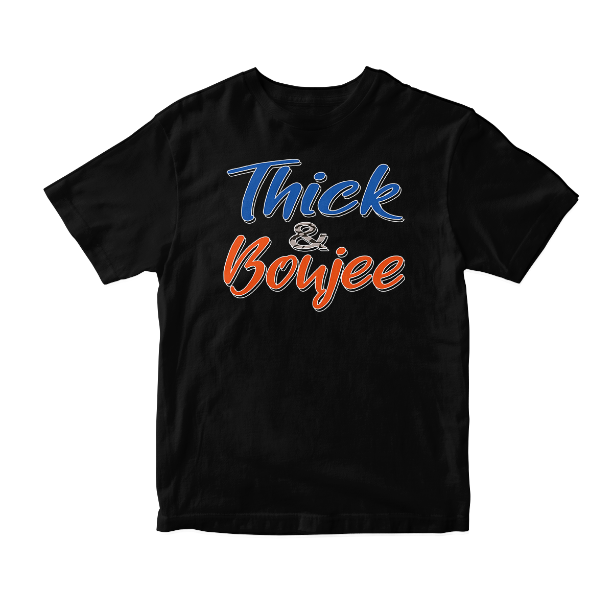 'Thick & Boujee' in Knicks CW Unisex Short Sleeve Tee