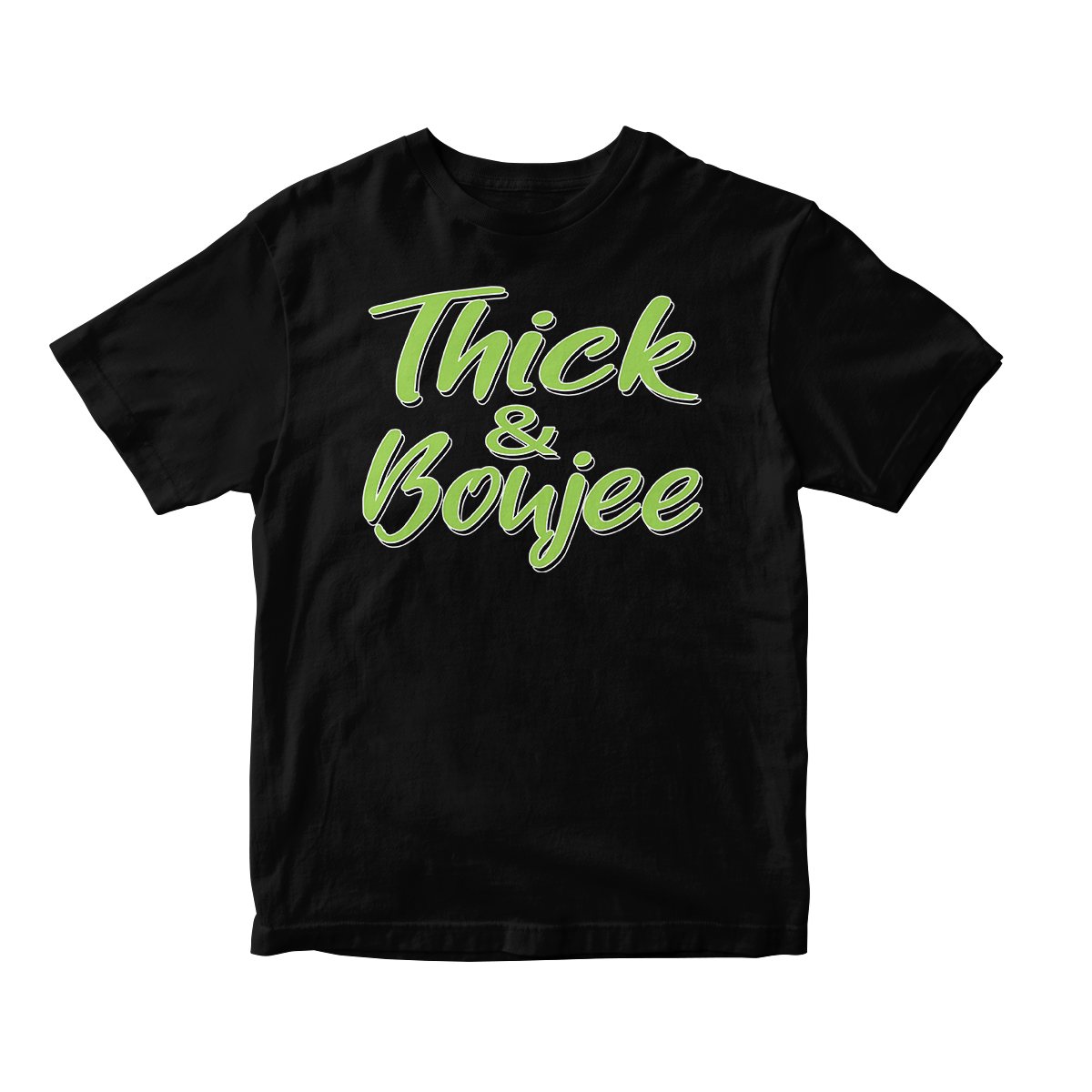 Thick & Boujee in Lime Short Sleeve Tee