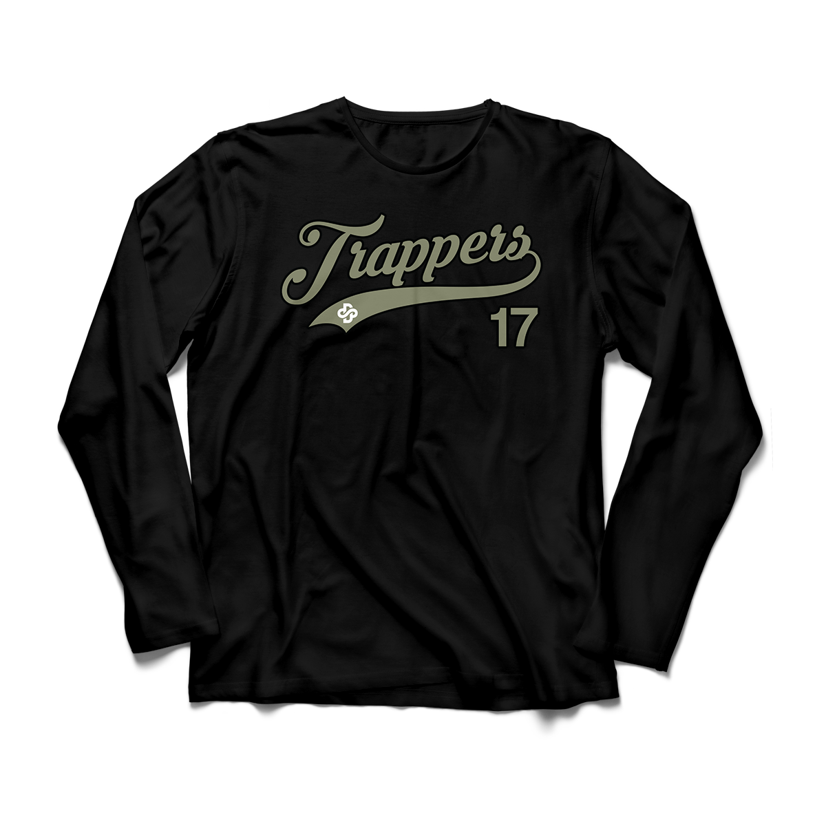 'Trappers' in Medium Olive CW Men's Comfort Long Sleeve