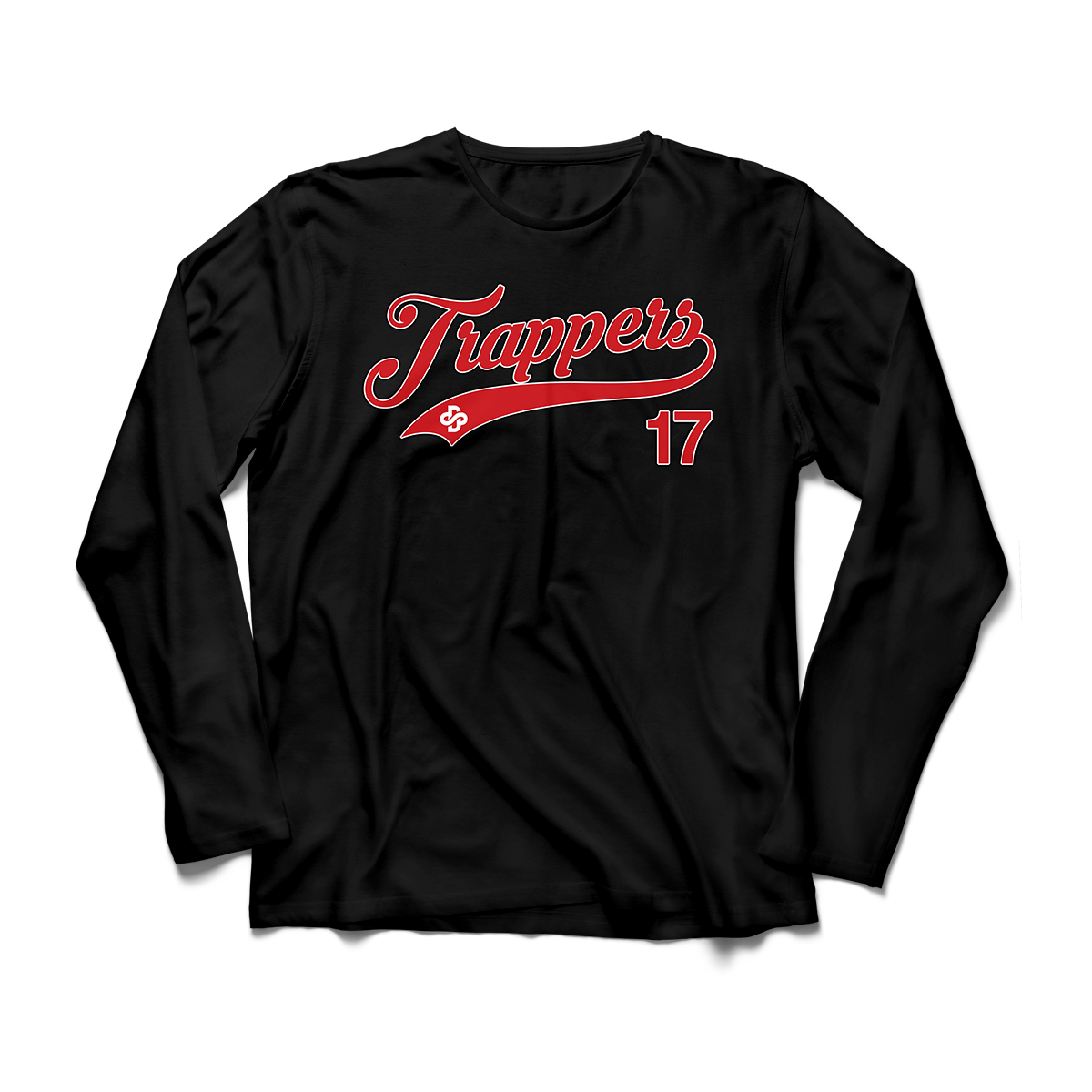 'Trappers' in Gym Red CW Men's Comfort Long Sleeve