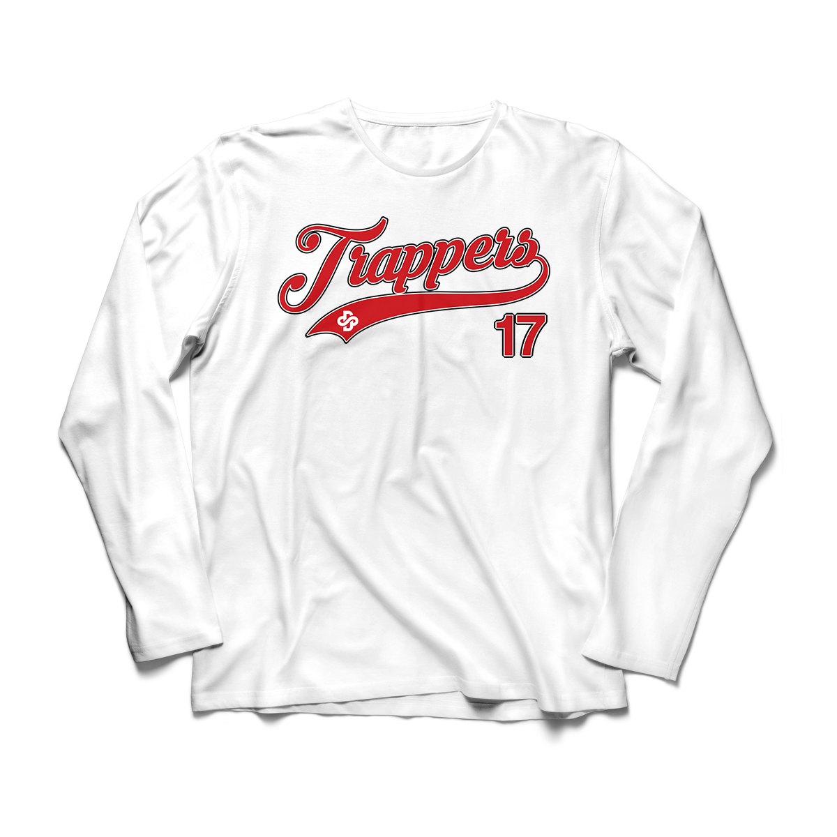'Trappers' in Gym Red CW Men's Comfort Long Sleeve